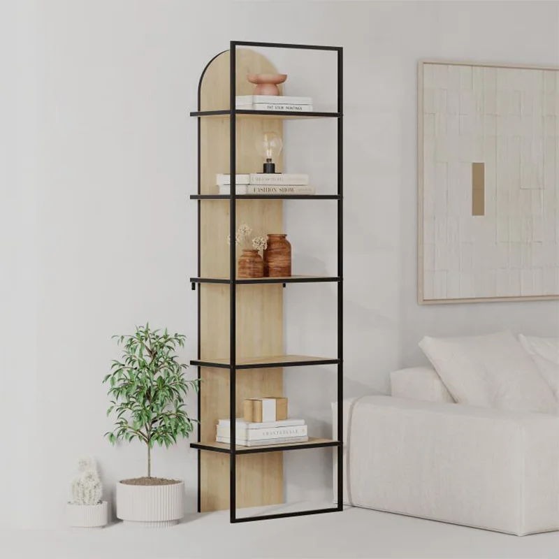 Φωτογραφία προϊόντος: Βιβλιοθήκη Archy Megapap χρώμα sapphire oak 53x31,7x180εκ.