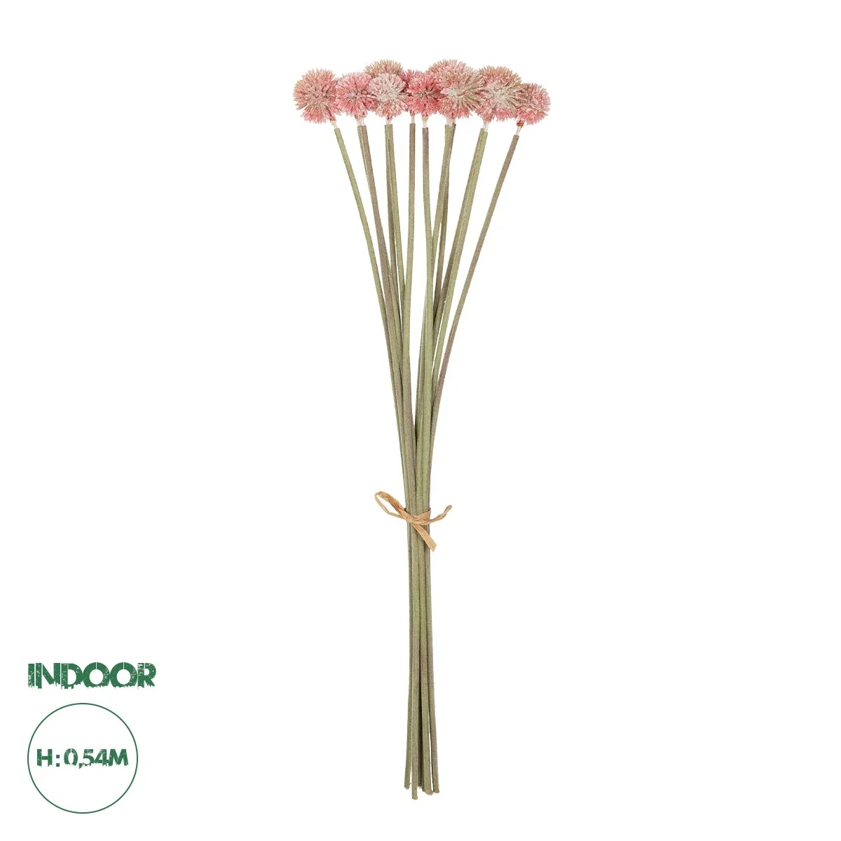 Φωτογραφία προϊόντος: GloboStar® Artificial Garden PINK DANDELION BOUQET 21359 Τεχνητό Διακοσμητικό Ταραξάκο Μπουκέτο Y54cm