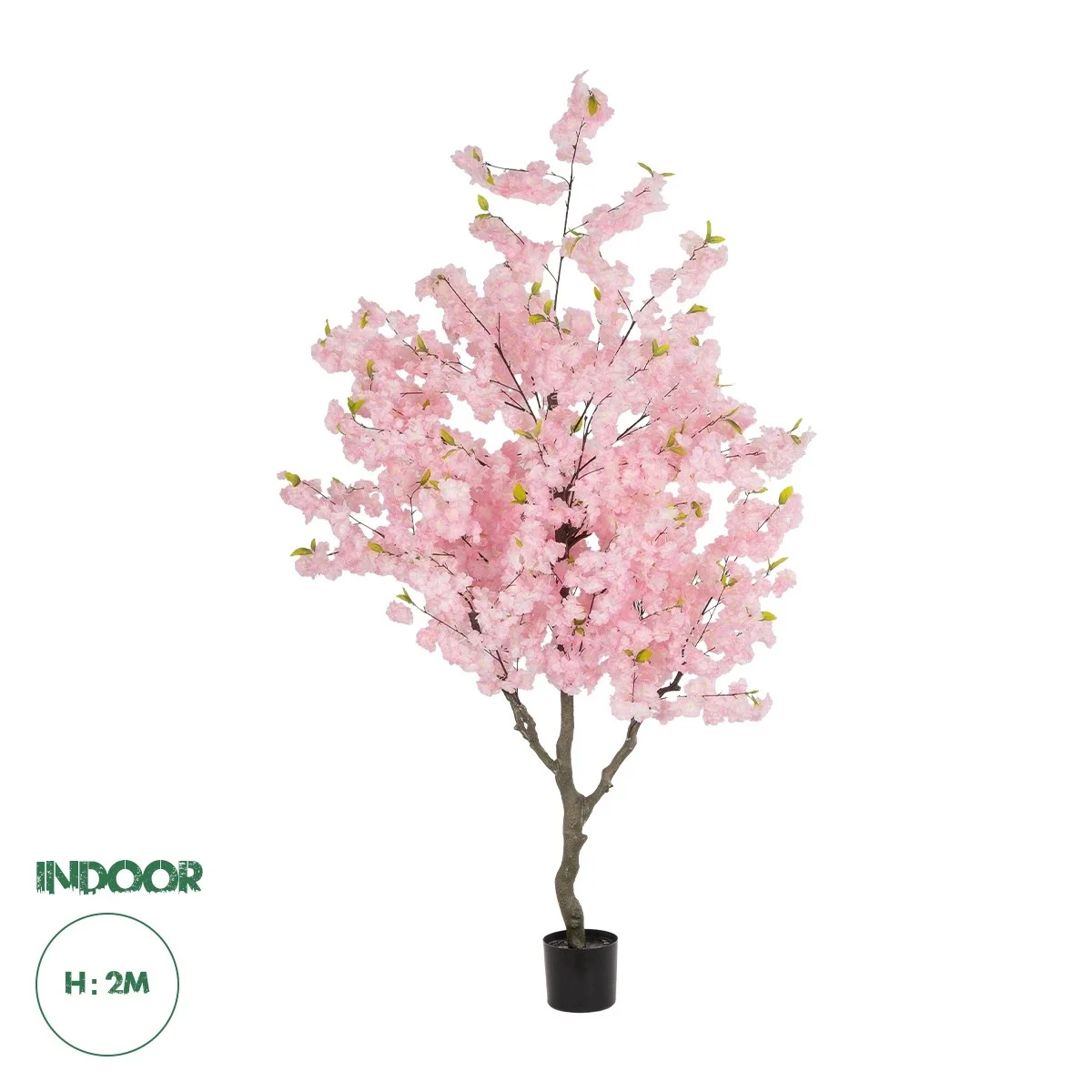 Φωτογραφία προϊόντος: GloboStar® Artificial Garden PINK CHERRY BLOSSOM TREE 20678 Τεχνητό Διακοσμητικό Δέντρο Ροζ Άνθος Κερασιάς Υ200cm