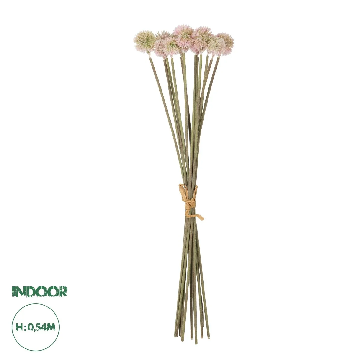Φωτογραφία προϊόντος: GloboStar® Artificial Garden PALE PINK DANDELION BOUQET 21361 Τεχνητό Διακοσμητικό Ταραξάκο Μπουκέτο Y54cm