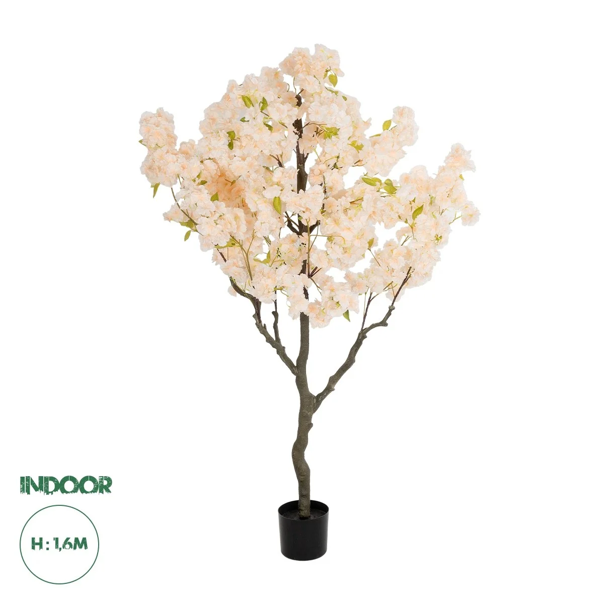 Φωτογραφία προϊόντος: GloboStar® Artificial Garden SALMON CHERRY BLOSSOM TREE 20679 Τεχνητό Διακοσμητικό Δέντρο Απαλό Ροζ Άνθος Κερασιάς Υ160cm