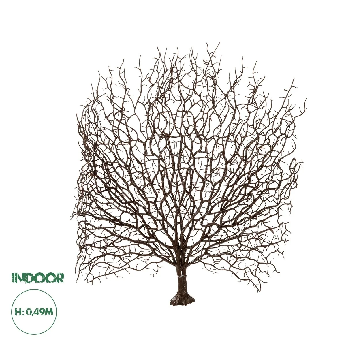 Φωτογραφία προϊόντος: GloboStar® Artificial Garden BROWN CORAL BRANCH 21467 Τεχνητό Διακοσμητικό Κλαδί Καφέ Koράλι Y49cm