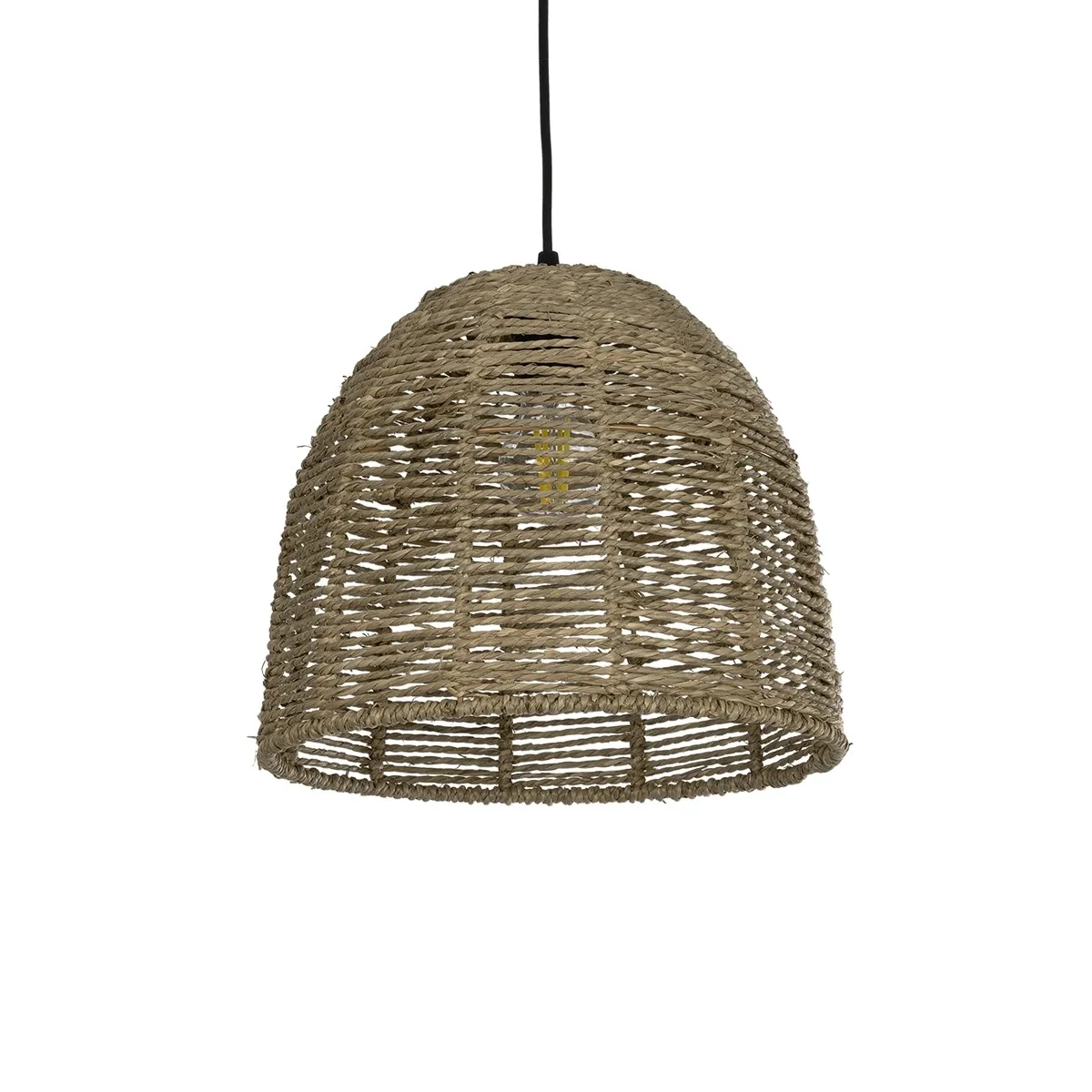 Φωτογραφία προϊόντος: GLOBOSTAR® MEKA 204-0162 Boho Κρεμαστό Φωτιστικό Οροφής με Ντουί 1 x E27 AC 220-240V IP20 - Καφε - Μ30 x Π30 x Υ28cm