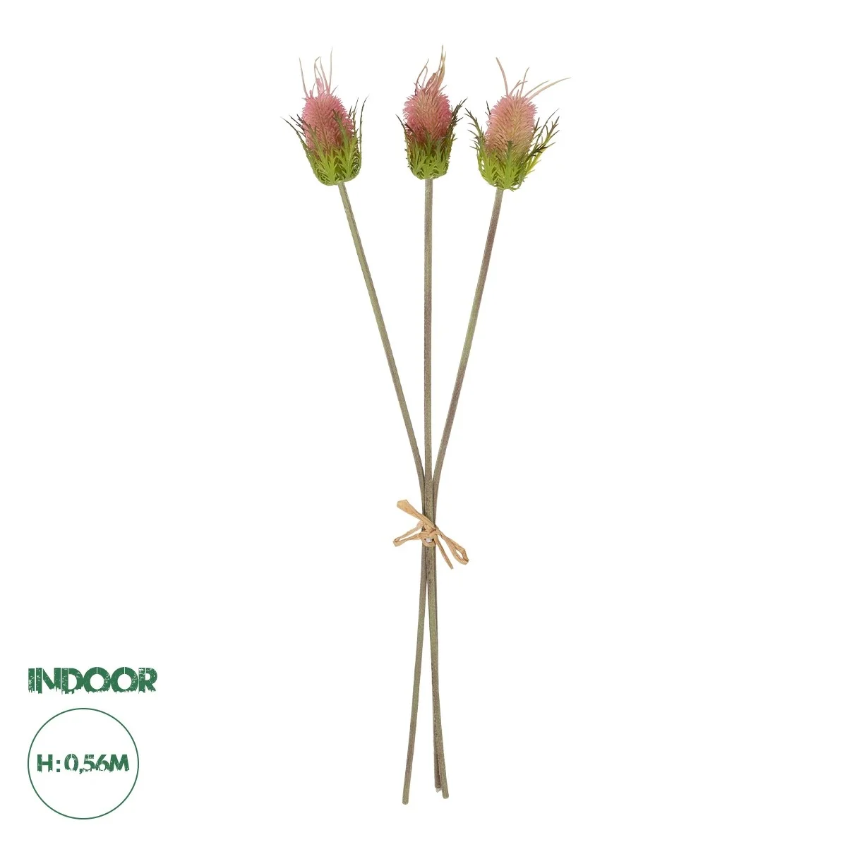 Φωτογραφία προϊόντος: GloboStar® Artificial Garden PINK VELVET FRUIT BOUQET 21377 Τεχνητό Διακοσμητικό Μπουκέτο Βερμπάσκο Y56cm