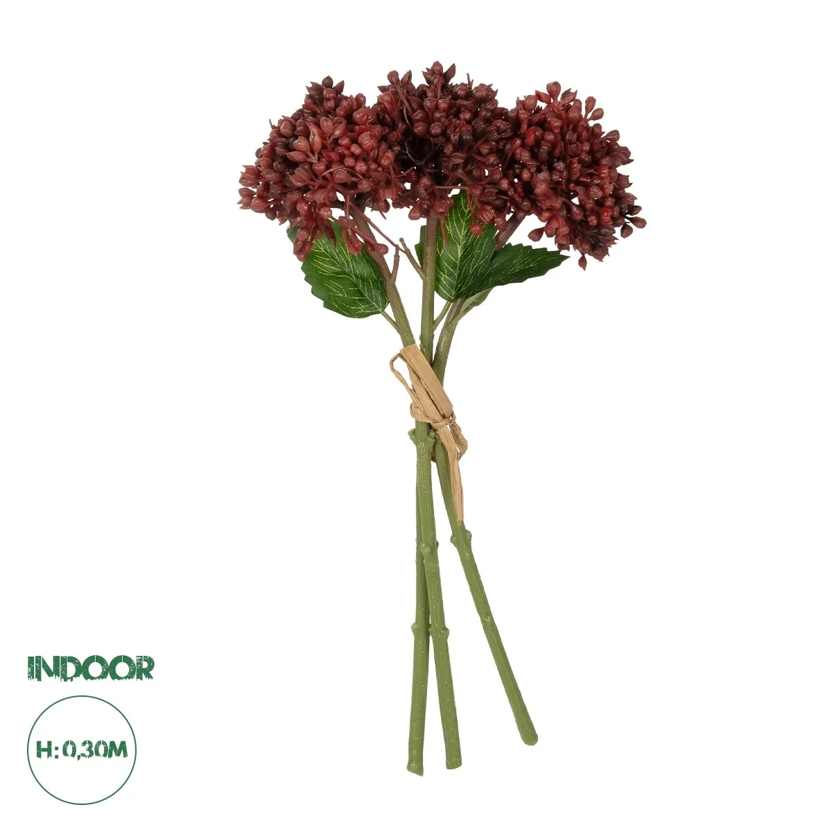 Φωτογραφία προϊόντος: GloboStar® Artificial Garden RED HYACINTH BOUQUET 21353 Τεχνητό Διακοσμητικό Μπουκέτο Κόκκινος Υάκυνθος Y30cm