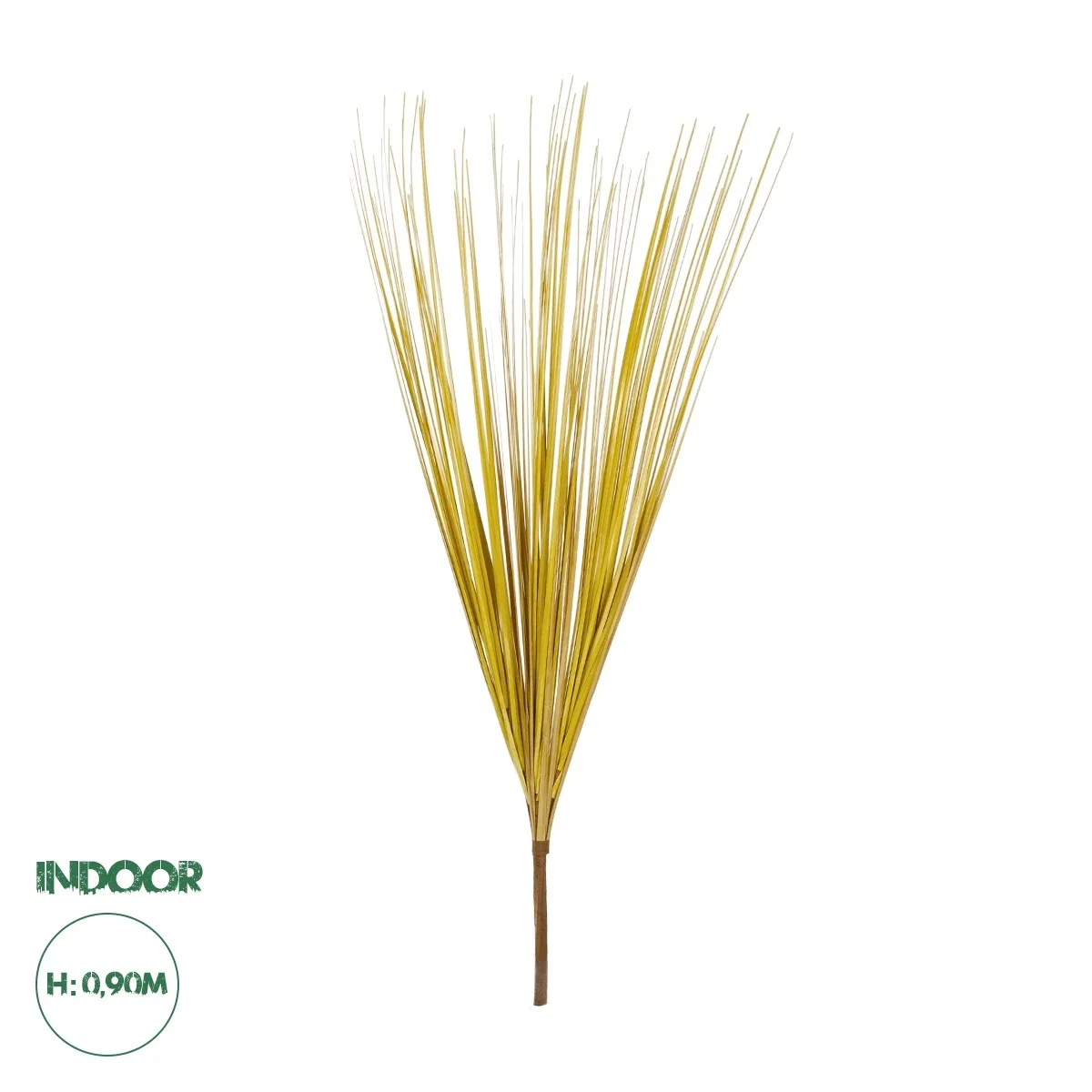 Φωτογραφία προϊόντος: GloboStar® Artificial Garden YELLLOW GRASS BOUQUET 21162 Τεχνητό Διακοσμητικό Μπουκέτο Grass Κίτρινο Y90cm