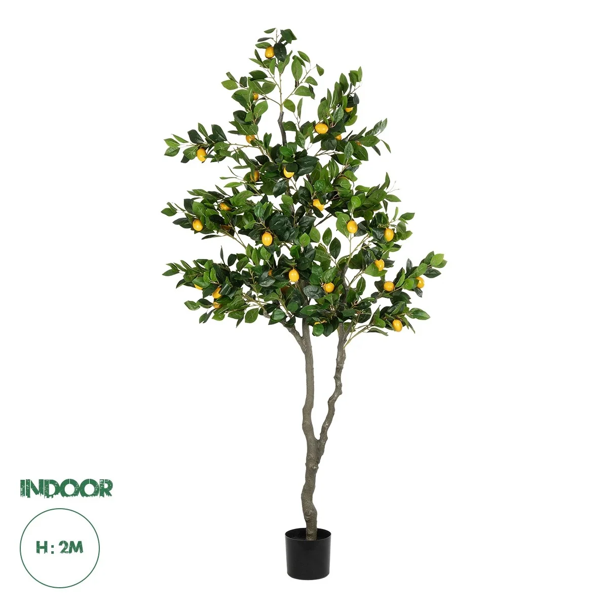 Φωτογραφία προϊόντος: GloboStar® Artificial Garden LEMON TREE 21106 Τεχνητό Διακοσμητικό Δέντρο Λεμονιά Υ200cm
