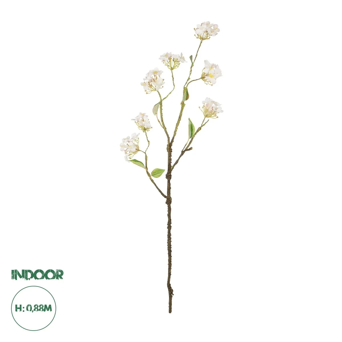 Φωτογραφία προϊόντος: GloboStar® Artificial Garden WHITE CHERRY BLOSSOM BRANCH 21320 Τεχνητό Διακοσμητικό Λευκό Κλαδί Κερασίας Y88cm