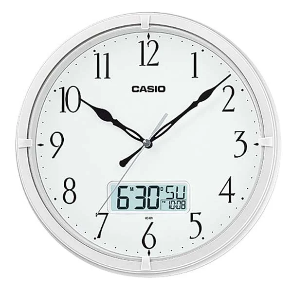 Φωτογραφία προϊόντος: CASIO IC-01-7 ΤΟΙΧΟΥ Πλαστικό Ψηφιακή ώρα/ημερολόγιο