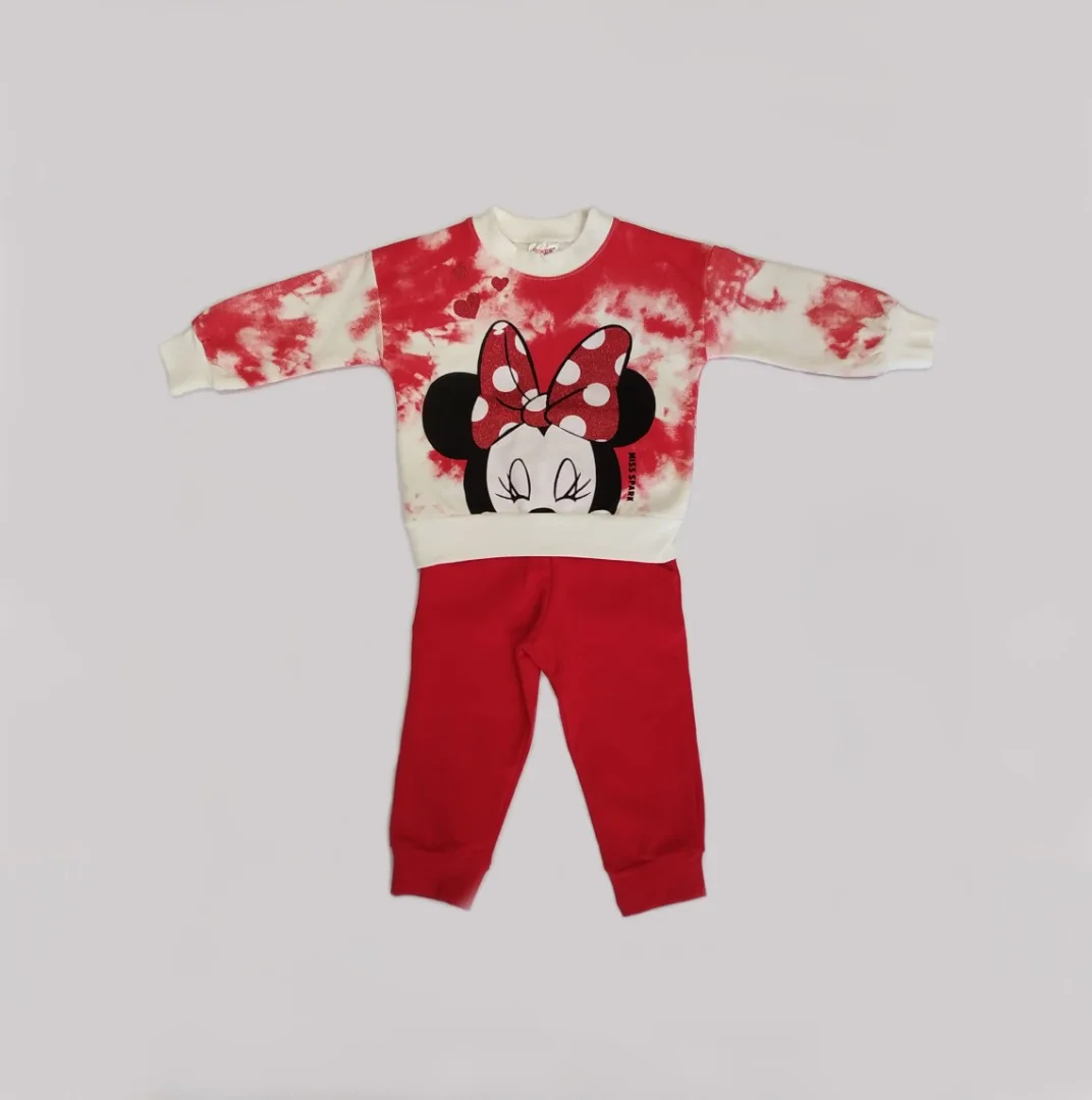 Φωτογραφία προϊόντος: Spark Sportswear Παιδικό Σετ Φόρμα Minnie tie dye κόκκινο 7670