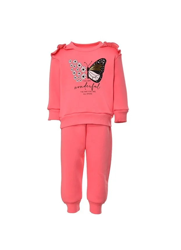 Φωτογραφία προϊόντος: All Star Kids Fashion Παιδικό Σετ Φόρμα κοραλί 15800