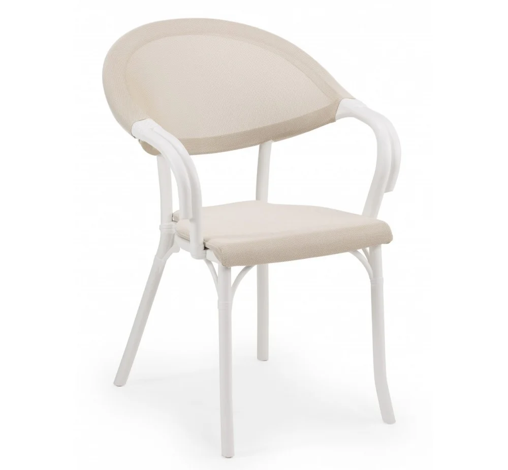 Φωτογραφία προϊόντος: TILIA Flash -N πολυθρόνα Ivory White 43x57x83(44)cm