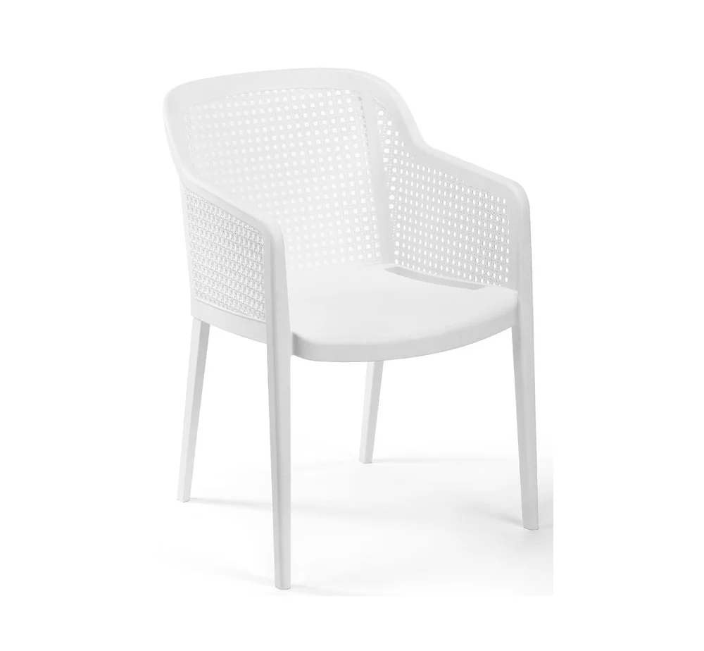 Φωτογραφία προϊόντος: Octa πολυθρόνα Ivory White 56x60x81(44)cm