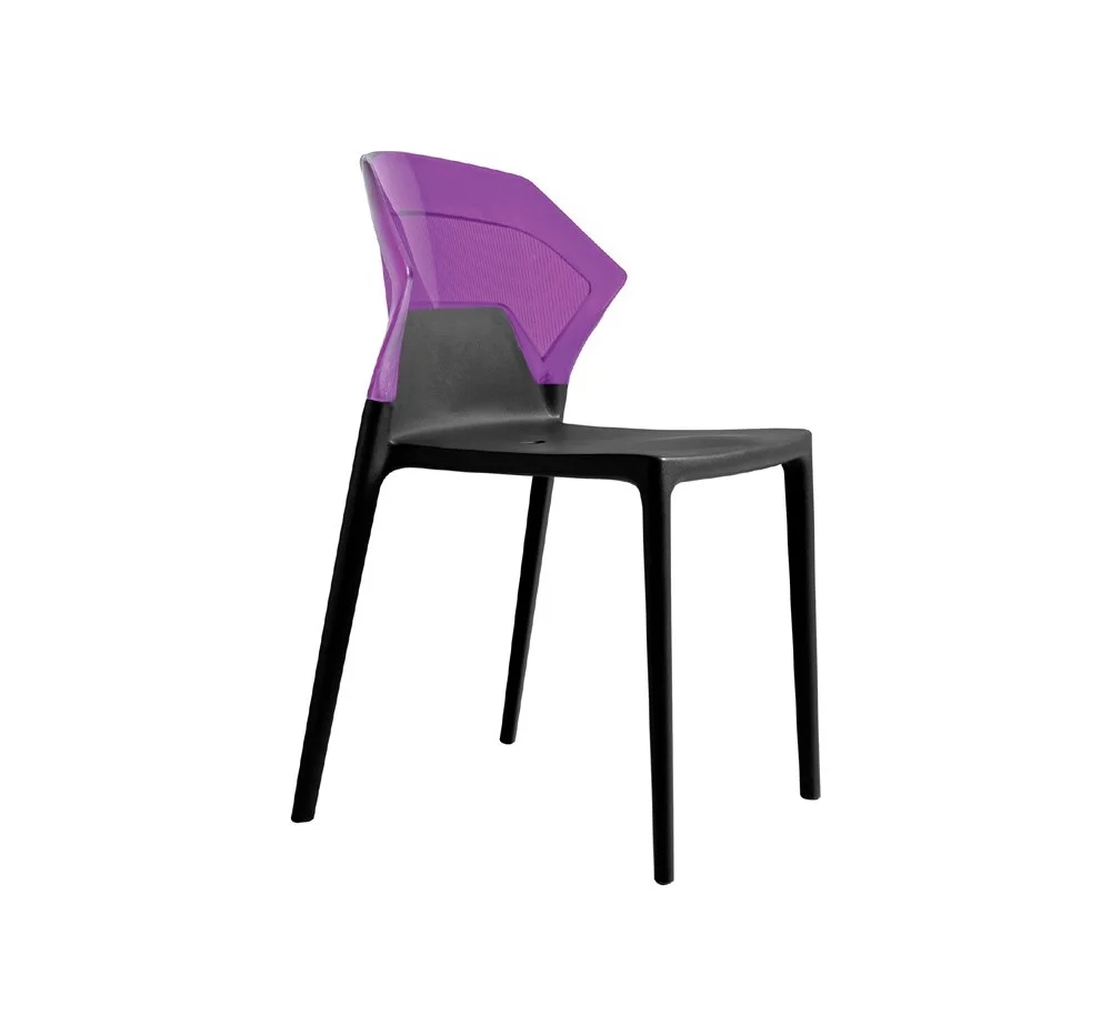 Φωτογραφία προϊόντος: Papatya EGO-S καρέκλα 28 - Purple transparent 51x52x82(47)cm