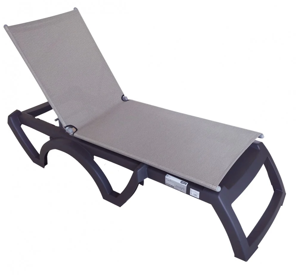 Φωτογραφία προϊόντος: Jamaica beach ξαπλώστρα T21 - Taupe 190x70x38cm