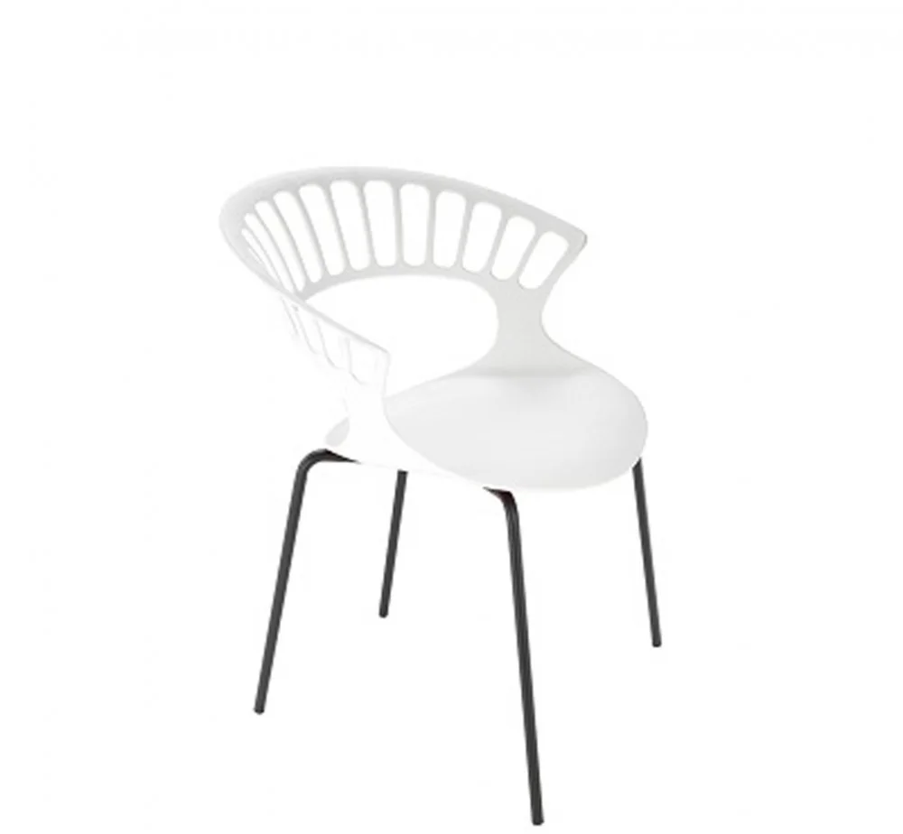 Φωτογραφία προϊόντος: Tiara πολυθρόνα 01 -White 58x58x80/45cm