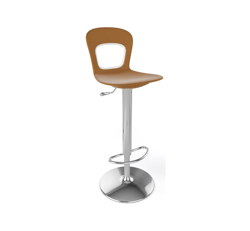 Φωτογραφία προϊόντος: Gaber Srl Blog 145(A/AV) σκαμπό bar 00|White - 53|Caramelo 40x40xH75(60)-H104(89)cm