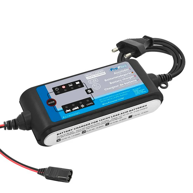 Φωτογραφία προϊόντος: Pro Plus Battery charger 6V/12V 2-4Amp. 9 step charging cycle LiFePO4 PROPLUS 550145