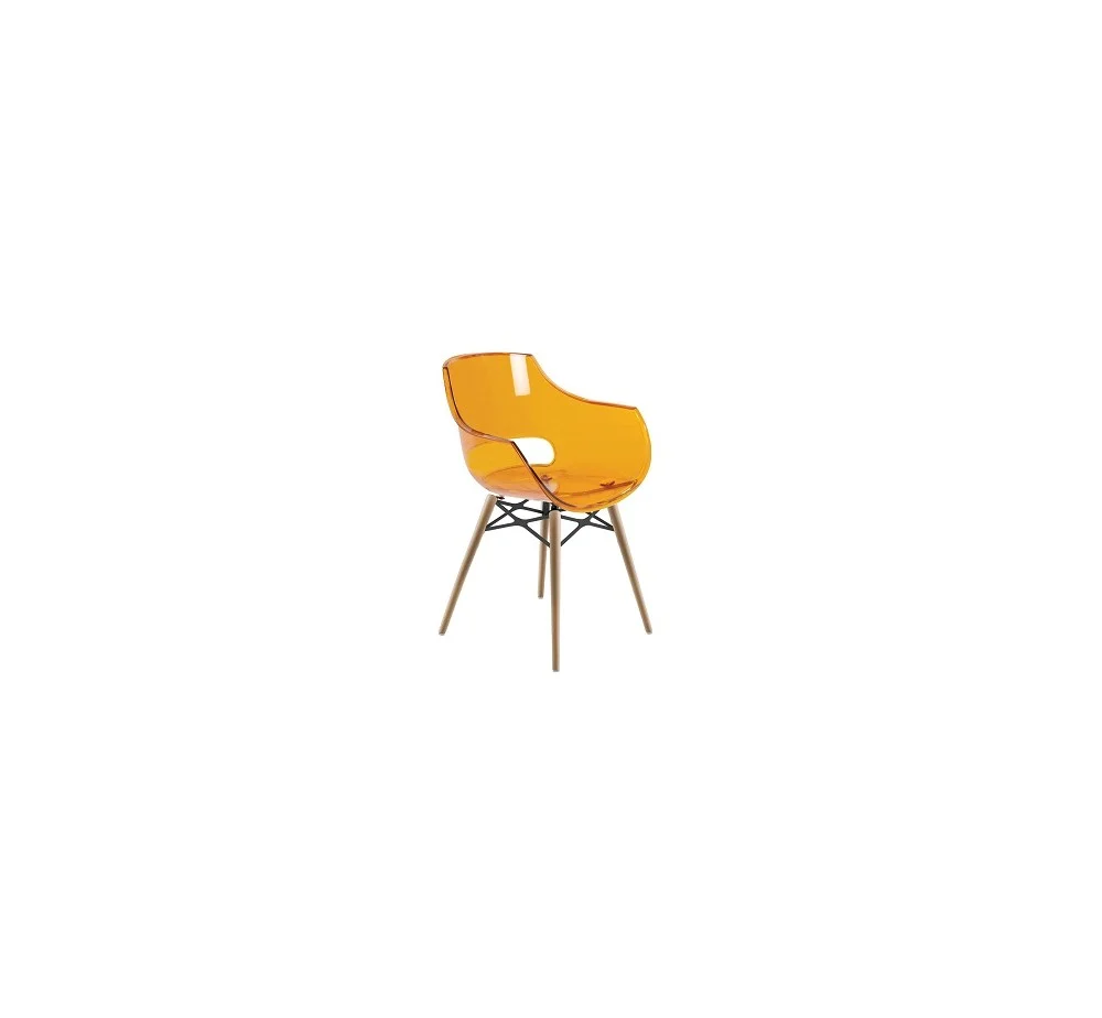 Φωτογραφία προϊόντος: Papatya Opal wox πολυθρόνα 33 - Orange tranparent 59x59x82(46)cm