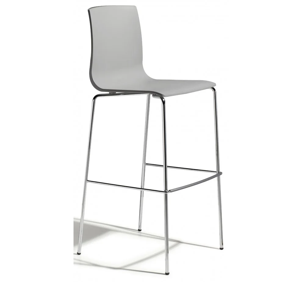 Φωτογραφία προϊόντος: ALICE art.2575 σκαμπό bar H80 CR - Chromed steel 49x51x114(80)cm