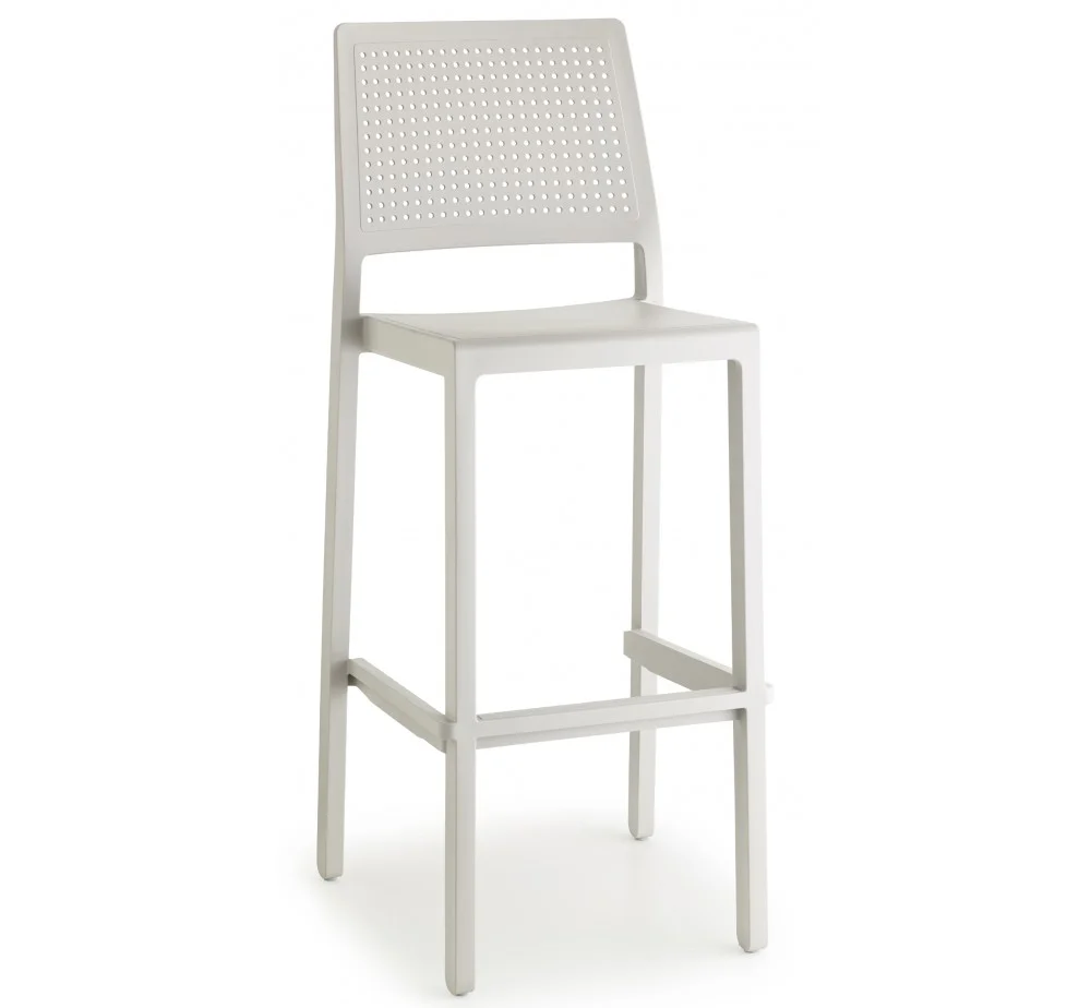 Φωτογραφία προϊόντος: Emi art.2345 σκαμπό technopolymer (h75) 11 - Linen 47,5x48,5x108,5(75)cm