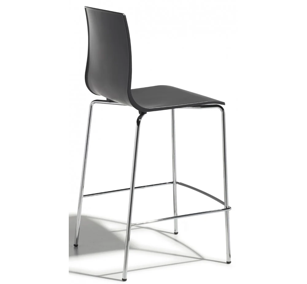 Φωτογραφία προϊόντος: SCAB Giardino SpA ALICE art.2576 σκαμπό bar H65 CR - Chromed steel 47x50x100(65)cm