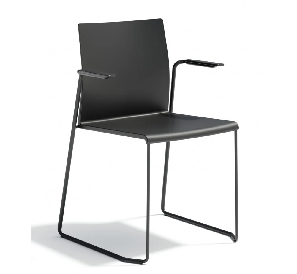 Φωτογραφία προϊόντος: Gaber Srl Artesia cod.110.--/SS πολυθρόνα 10-Black 54x51(56x43)x82/66/45cm
