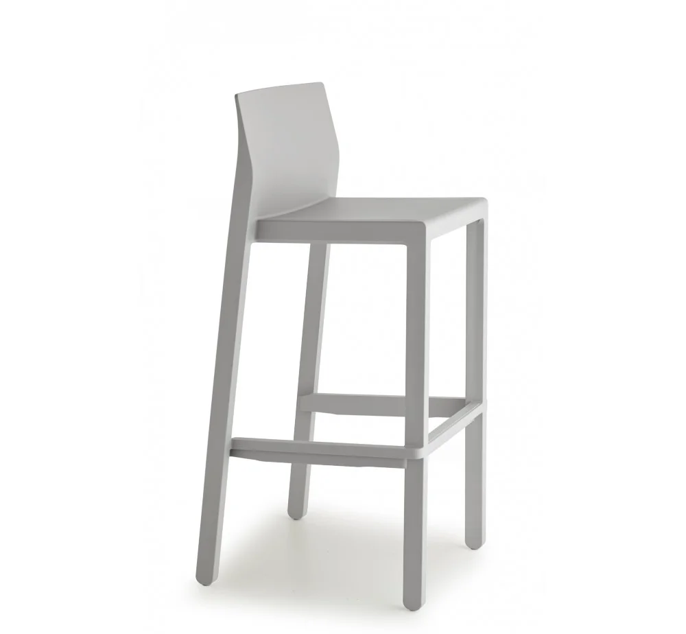 Φωτογραφία προϊόντος: SCAB Giardino SpA Kate art.2344 σκαμπό (h75) 82 - Light grey 47,5x47,5x97,5(75)cm
