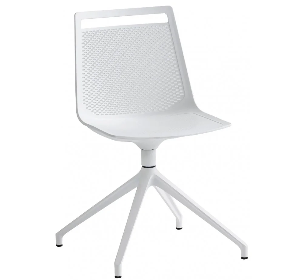 Φωτογραφία προϊόντος: Gaber Srl AKAMI U καρέκλα cod191/UB 00-White 72,5x72,5x83,5(45)cm - ΛΕΥΚΟ ΤΕΧΝΟΠΟΛΥΜΕΡΙΟ - ΑΛΟΥΜΙΝΙΟ ΣΚΕΛΕΤΟ