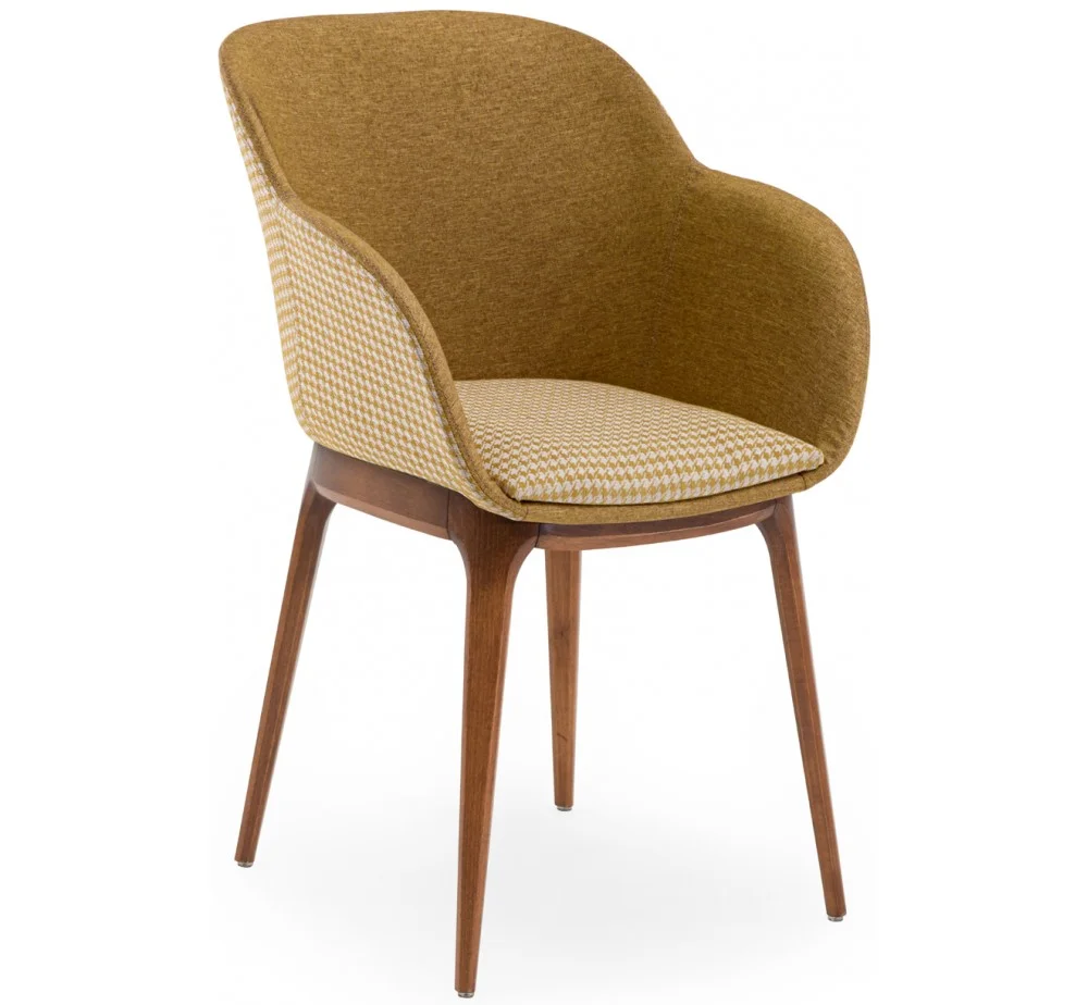 Φωτογραφία προϊόντος: TILIA Shell-W PAD πολυθρόνα 04- Pied de Poule 44x44x80(46)cm Ελάχιστη παραγγελια 1 τμχ