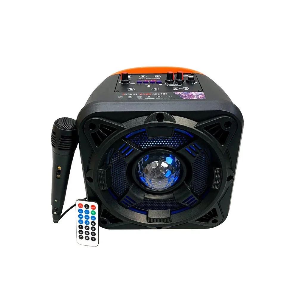 Φωτογραφία προϊόντος: Φορητό bluetooth ηχείο bubwoofer με μικρόφωνο και τηλεχειριστήριο