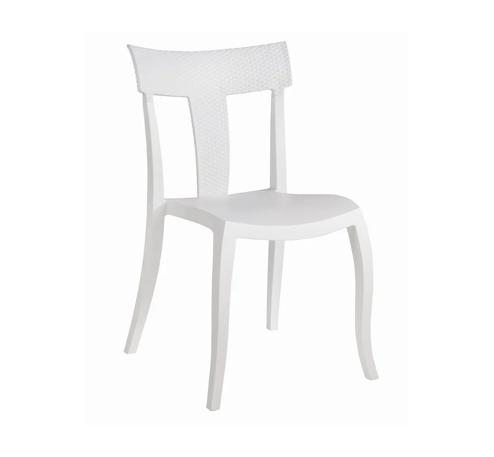 Φωτογραφία προϊόντος: Toro-S Rattan καρέκλα 01 -White 49x55x84(47)cm