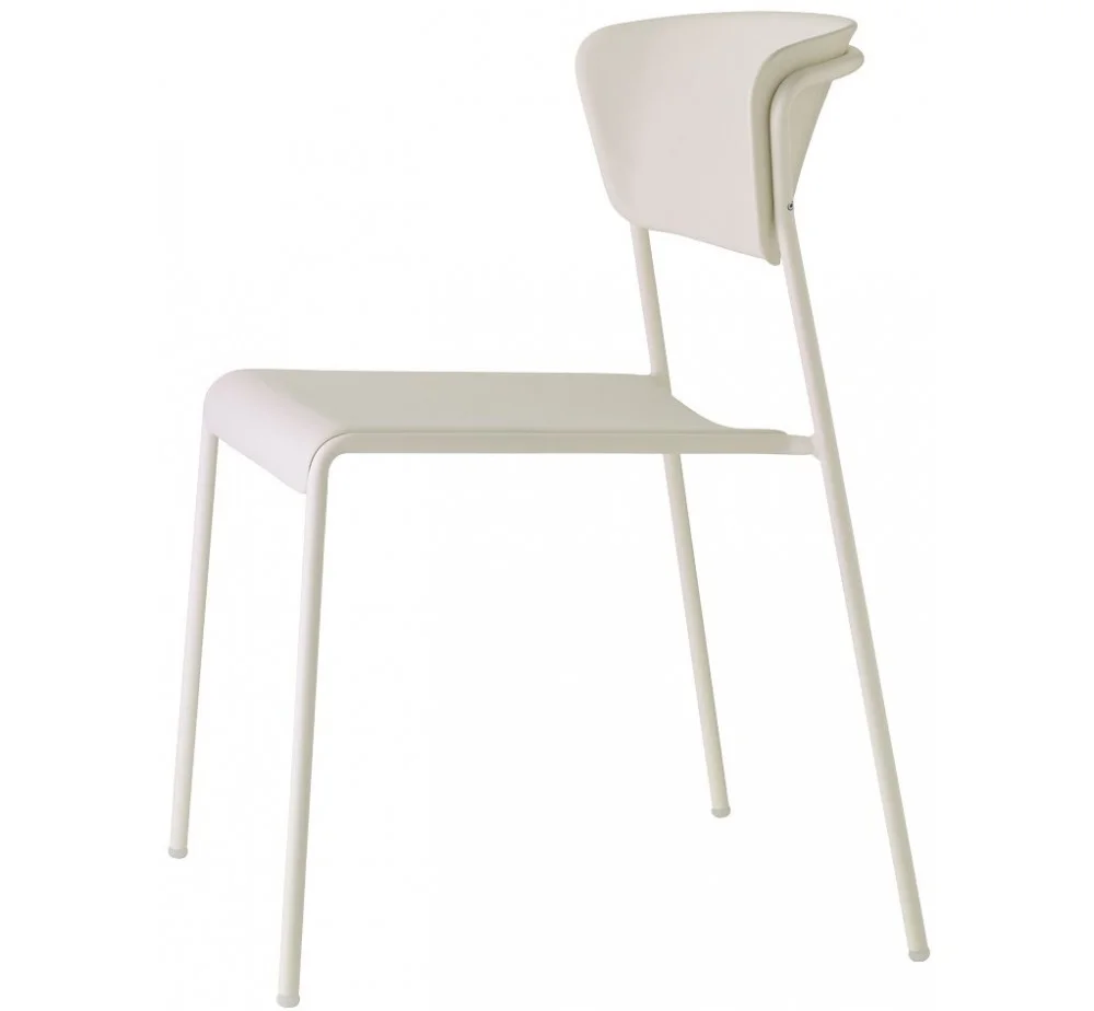 Φωτογραφία προϊόντος: SCAB Giardino SpA LISA TECHNOPOLYMER (2865) καρέκλα VL - Matt linen coated steel embossed finish 51x54x76(46)cm