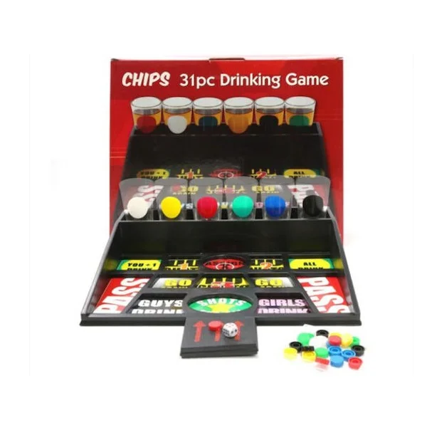 Φωτογραφία προϊόντος: OEM Παιχνίδι Ποτού Chips Drink Game 31pcs Α184 18+
