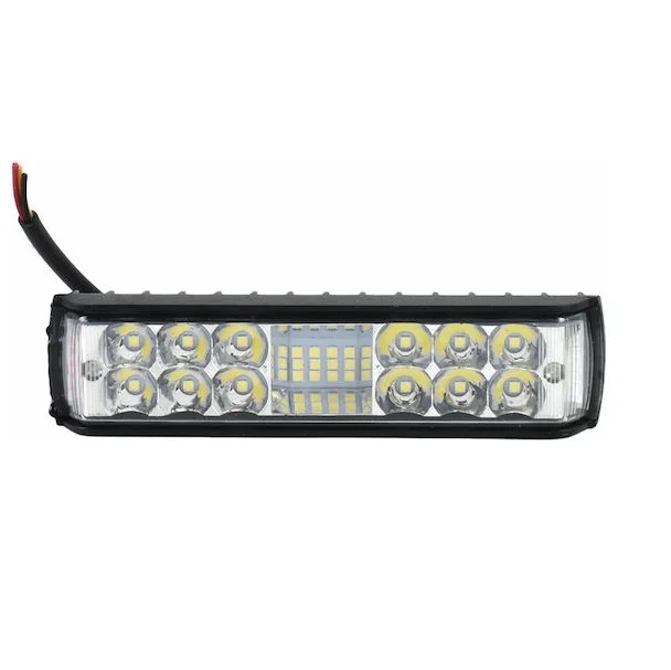 Φωτογραφία προϊόντος: Mini Προβολέας 34LED SMD Λευκού Φωτισμού, Κόκκινου-Μπλε Strobe 120W 12-24V 6500K OEM 30269 – Μαύρο-000.230.11852
