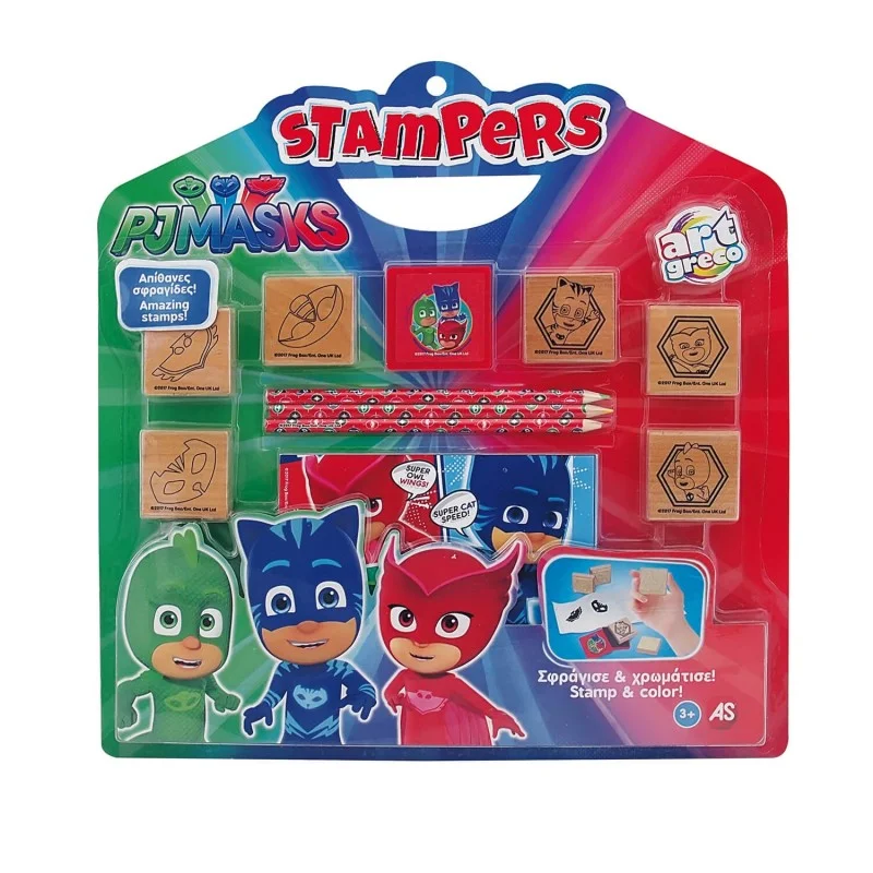 Φωτογραφία προϊόντος: Σετ Σφραγίδες Stampers Pj Masks 1023-63028