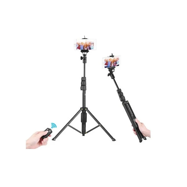 Φωτογραφία προϊόντος: OEM Bluetooth Ασύρματο Selfie Stick με Τρίποδο Q-L1388
