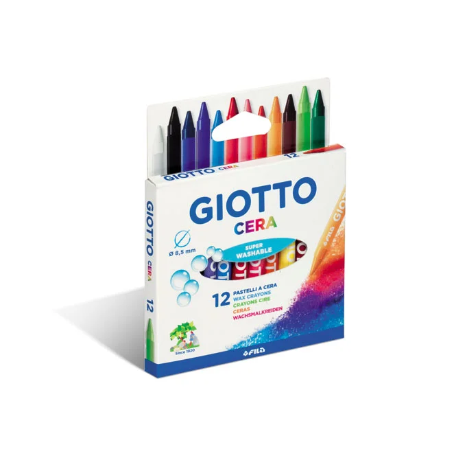 Φωτογραφία προϊόντος: GIOTTO Κηρομπογιές 9cm 12τεμ 000281200