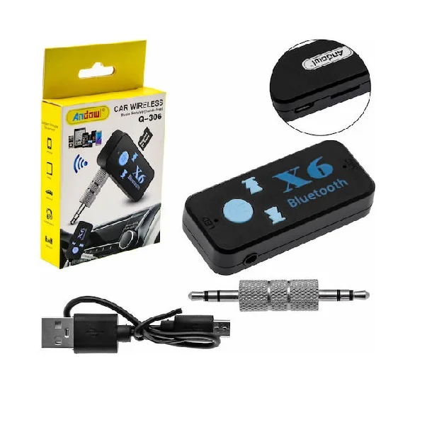 Φωτογραφία προϊόντος: OEM Bluetooth Αυτοκινήτου AUX/MicroSD Audio Receiver για το Ηχοσύστημα με Ενσωματωμένο Μικρόφωνο Q-306 Andowl