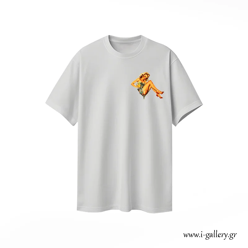 Φωτογραφία προϊόντος: T-shirt Portrait flower Woman inside gin