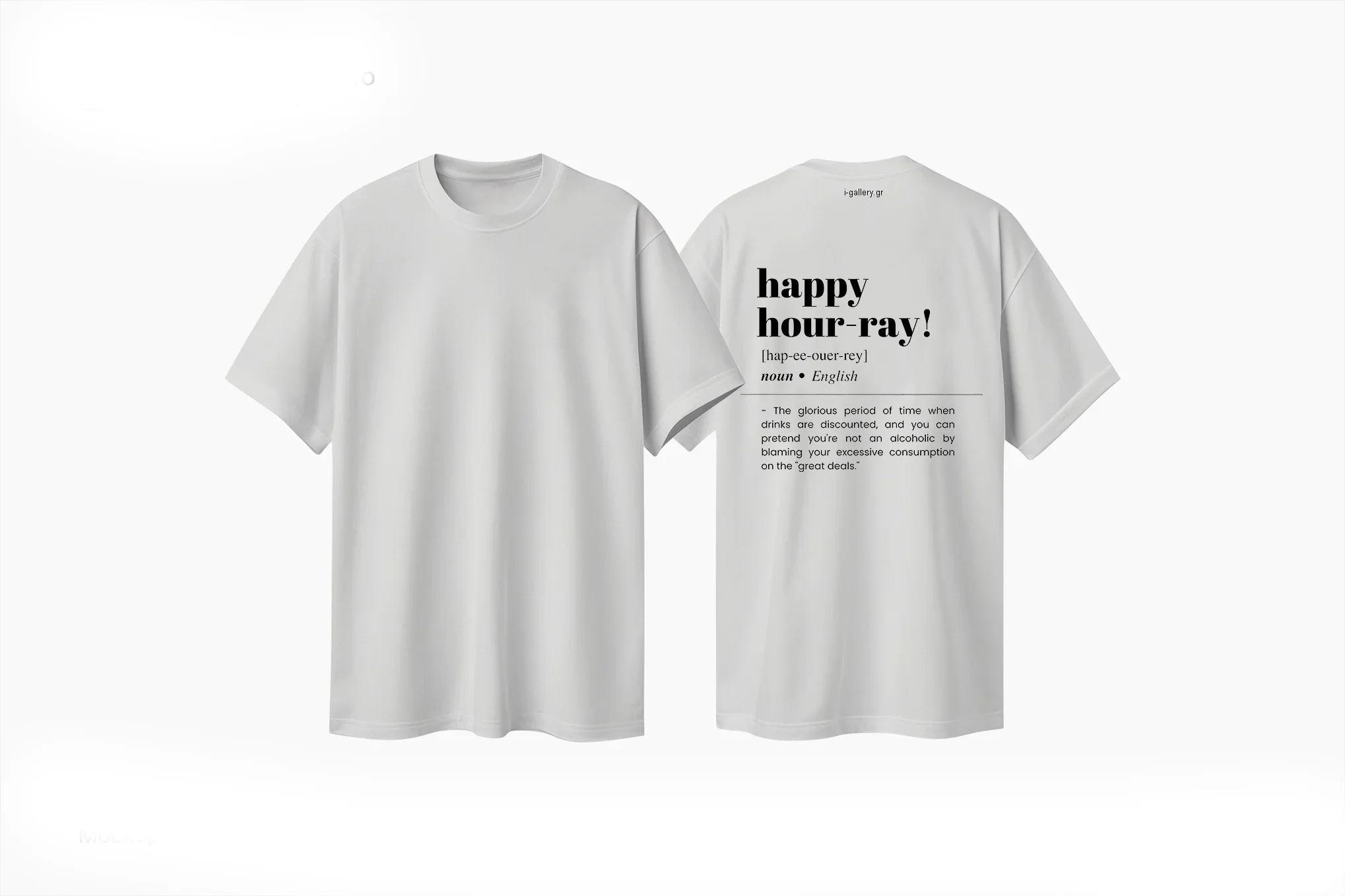 Φωτογραφία προϊόντος: T-shirt Happy Hour Ray