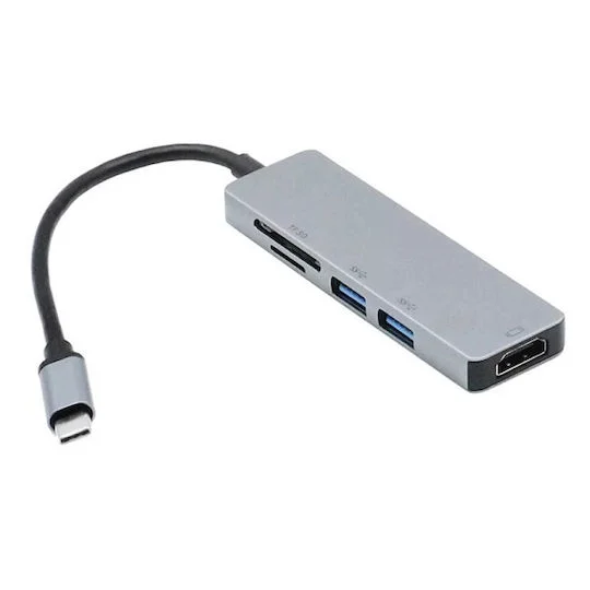 Φωτογραφία προϊόντος: OEM Aoweixun USB-C Docking Station με HDMI Γκρι (KLN-089108)