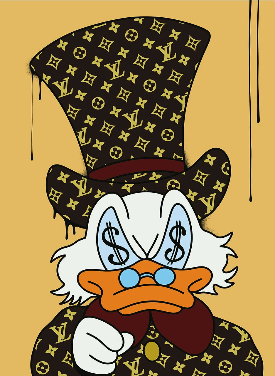 Φωτογραφία προϊόντος: Πίνακας σε καμβά Donald Duck Street art "ΠΡΟΣΦΟΡΑ"