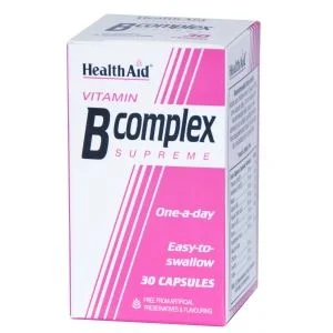 Φωτογραφία προϊόντος: HEALTH AID- B Complex Supreme - 30caps