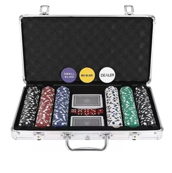 Φωτογραφία προϊόντος: OEM Σετ 300 Μάρκες Poker σε Βαλίτσα με 3 Τράπουλες AT023528