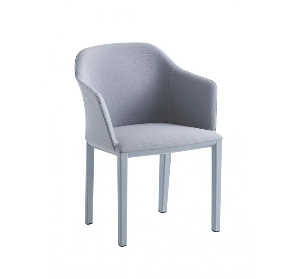 Φωτογραφία προϊόντος: Manaa TP cod.255 πολυθρόνα 14-Pearl grey 61x56x81(66/46)cm