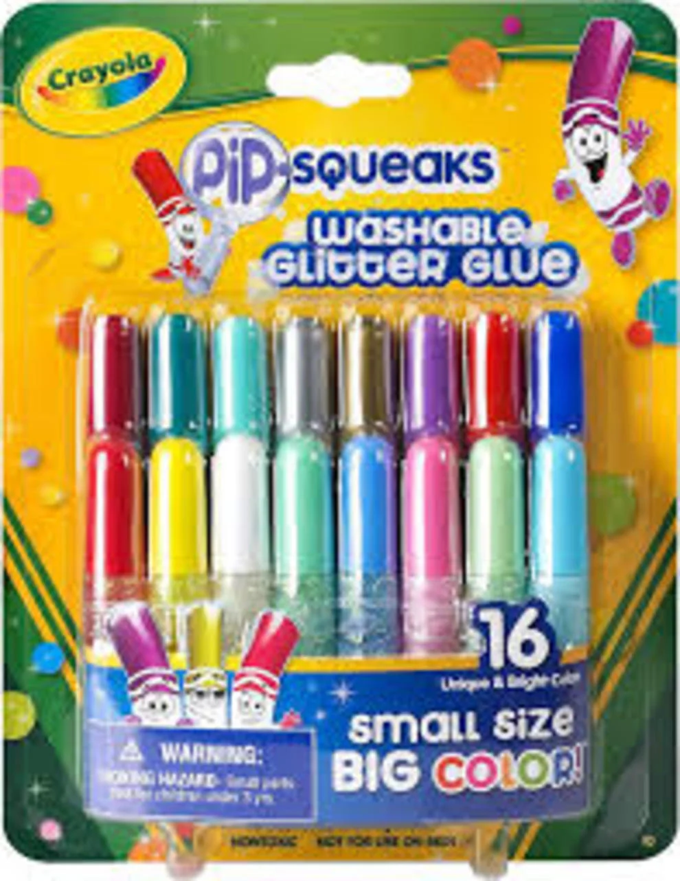 Φωτογραφία προϊόντος: Crayola 16 mini glitter κόλλες washable