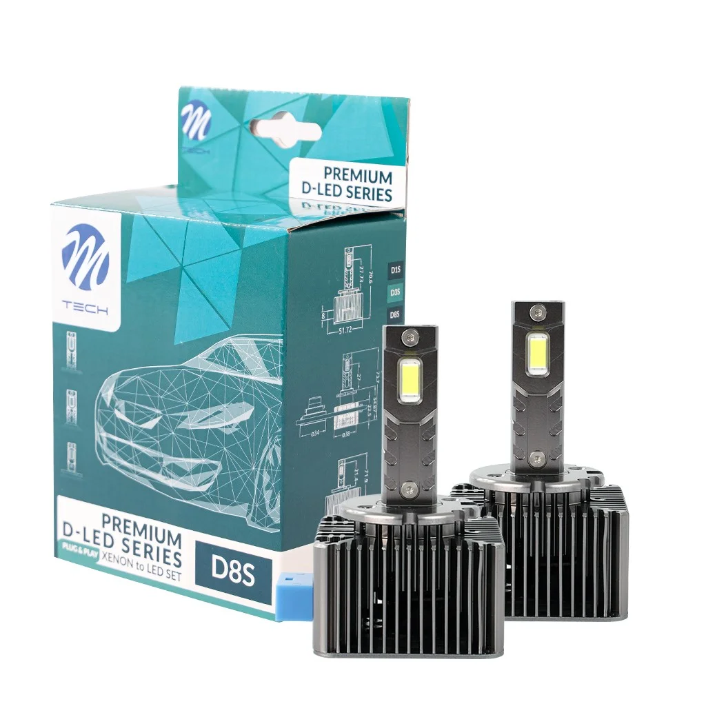 Φωτογραφία προϊόντος: ΛΑΜΠΕΣ LED D8S 12V PK32d-1 6000K 8400lm 35W D-Series Plug&Play Kit Cab-Bus M-Tech - 2 τεμάχια