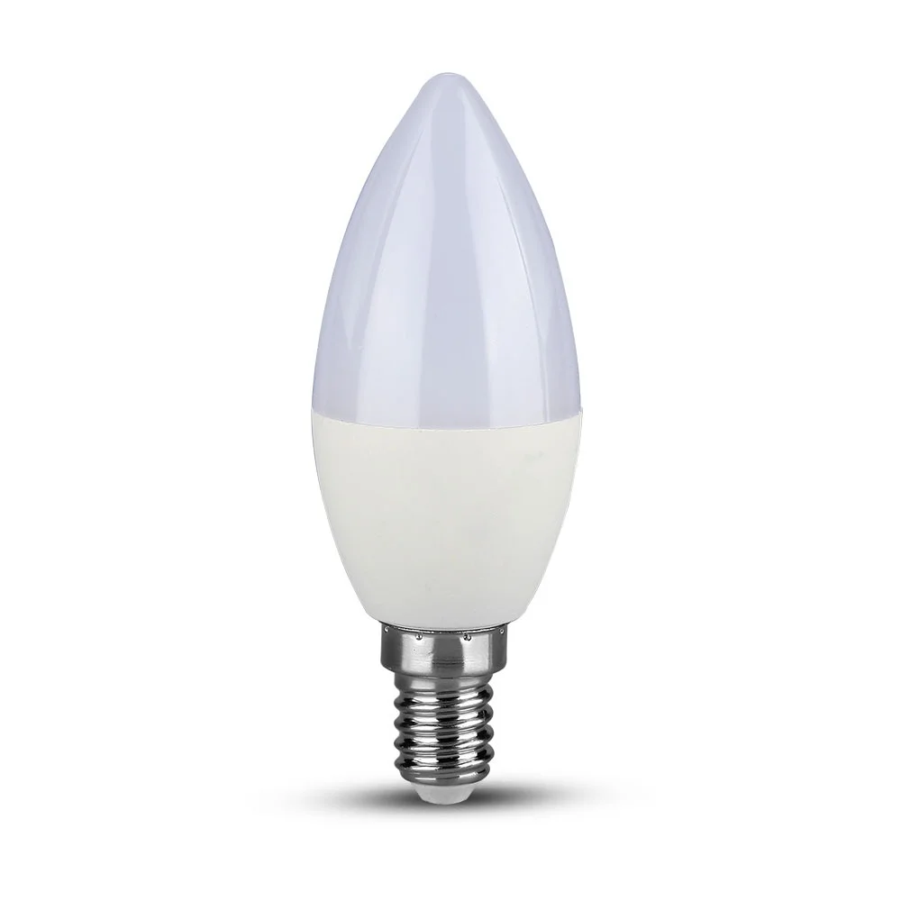 Φωτογραφία προϊόντος: Λάμπα LED V-TAC VT-226 Κερί E14 Samsung Chip SMD 5.5W Φυσικό λευκό 4000K (172)