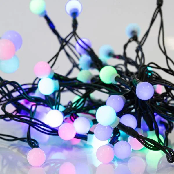 Φωτογραφία προϊόντος: ΣΕΙΡΑ, 40 LED 5MM, 4,5V, ΛΕΥΚΕΣ ΜΠΑΛΕΣ, ΜΕ ΜΕΤΑΣΧΗΜΑΤΙΣΤΗ, ΠΡΑΣΙΝΟ ΚΑΛΩΔΙΟ, RGB, MULTI LED ΑΝΑ 10CM, ΠΡΟΕΚΤΑΣΗ ΠΑΡΟΧΗΣ 300CM, IP44 600-11917